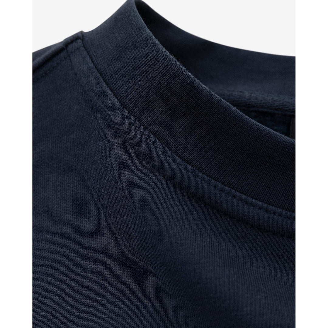 Fristads Acode Round Neck Sweatshirt - 1734 SWB Dark Navy Detail1#colour_dark-navy