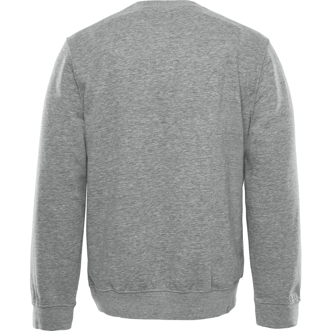Fristads Acode Round Neck Sweatshirt - 1734 SWB Light Grey Back1#colour_light-grey