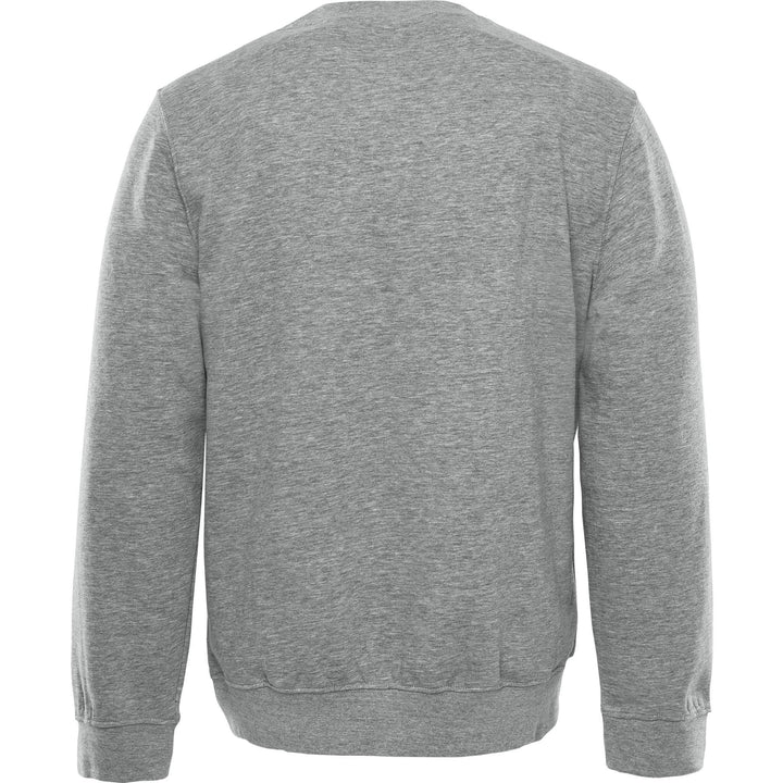 Fristads Acode Round Neck Sweatshirt - 1734 SWB Light Grey Back1#colour_light-grey