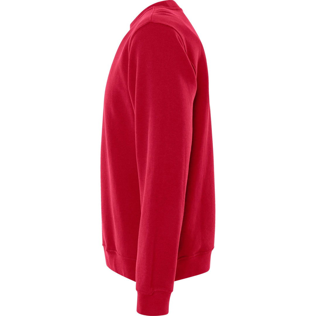 Fristads Acode Round Neck Sweatshirt - 1734 SWB Red Back2#colour_red