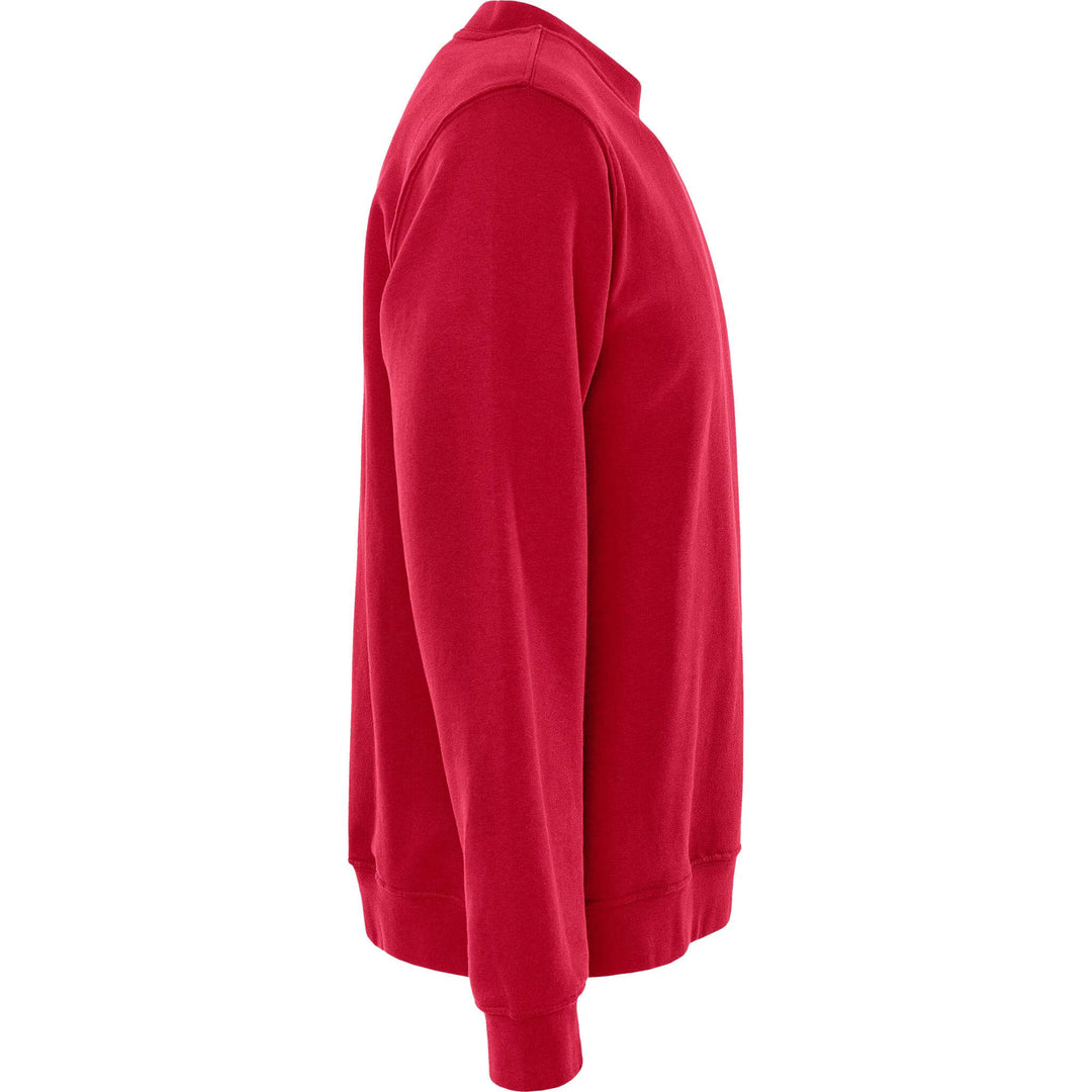 Fristads Acode Round Neck Sweatshirt - 1734 SWB Red Back3#colour_red