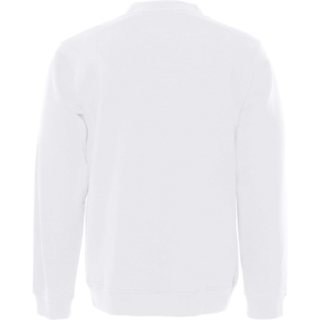 Fristads Acode Round Neck Sweatshirt - 1734 SWB White Back1#colour_white