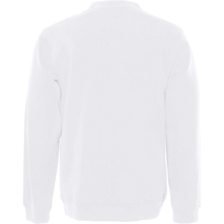 Fristads Acode Round Neck Sweatshirt - 1734 SWB White Back1#colour_white