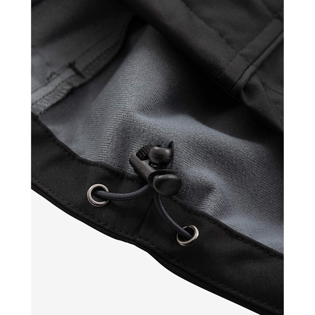 Fristads Acode Softshell Lightweight Windproof Waistcoat - 1506 SBT Black Detail2#colour_black