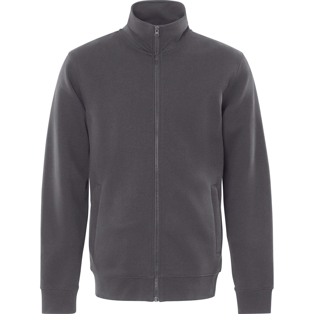Fristads Acode Sweatshirt Jacket - 1733 SWB Dark Grey Front1#colour_dark-grey