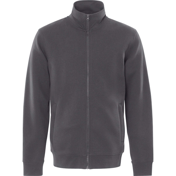 Fristads Acode Sweatshirt Jacket - 1733 SWB Dark Grey Front1#colour_dark-grey