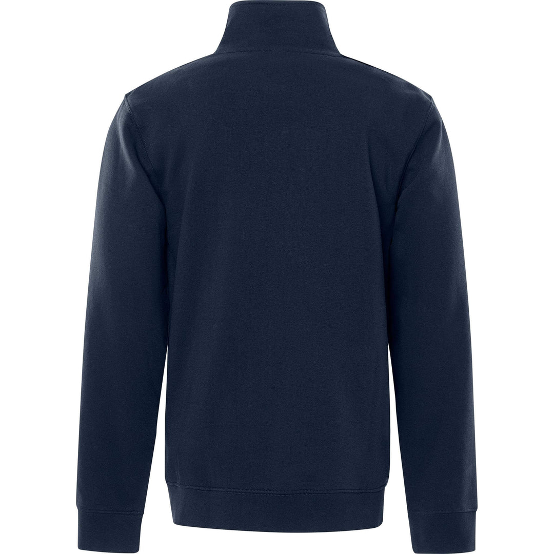 Fristads Acode Sweatshirt Jacket - 1733 SWB Dark Navy Back1#colour_dark-navy