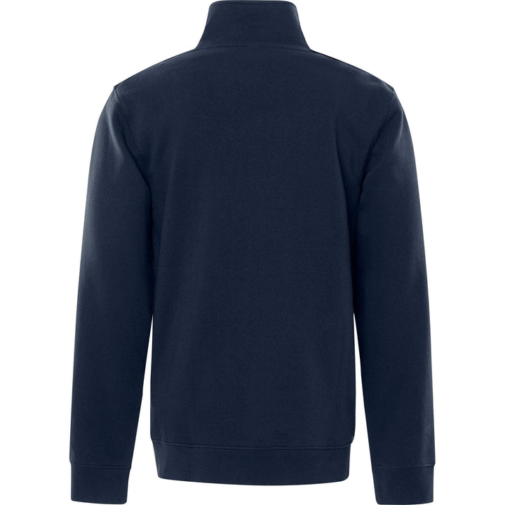 Fristads Acode Sweatshirt Jacket - 1733 SWB Dark Navy Back1#colour_dark-navy