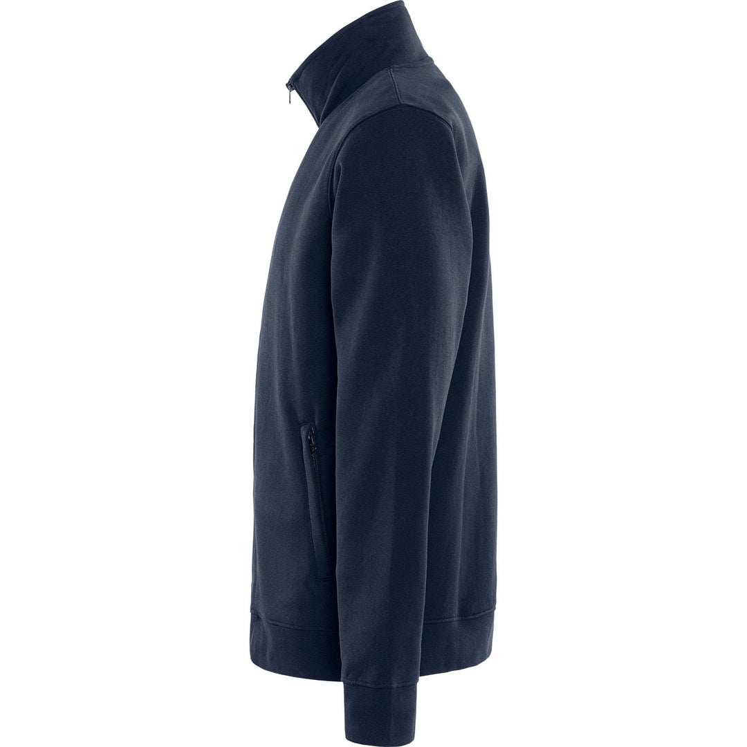 Fristads Acode Sweatshirt Jacket - 1733 SWB Dark Navy Back2#colour_dark-navy
