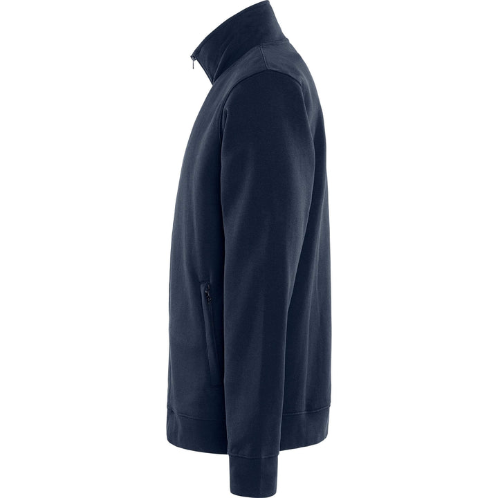 Fristads Acode Sweatshirt Jacket - 1733 SWB Dark Navy Back2#colour_dark-navy
