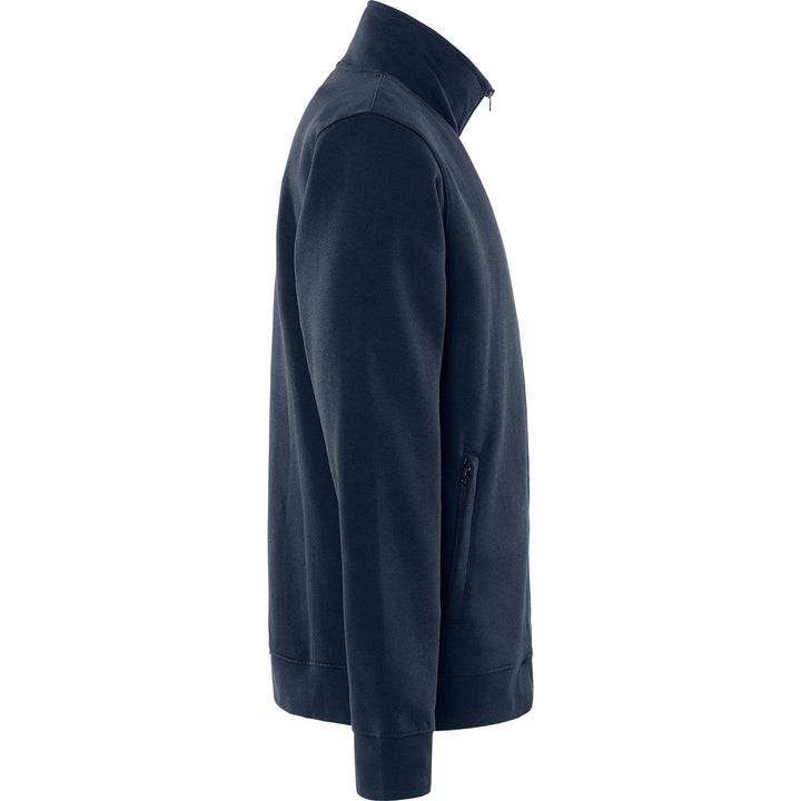 Fristads Acode Sweatshirt Jacket - 1733 SWB Dark Navy Back3#colour_dark-navy