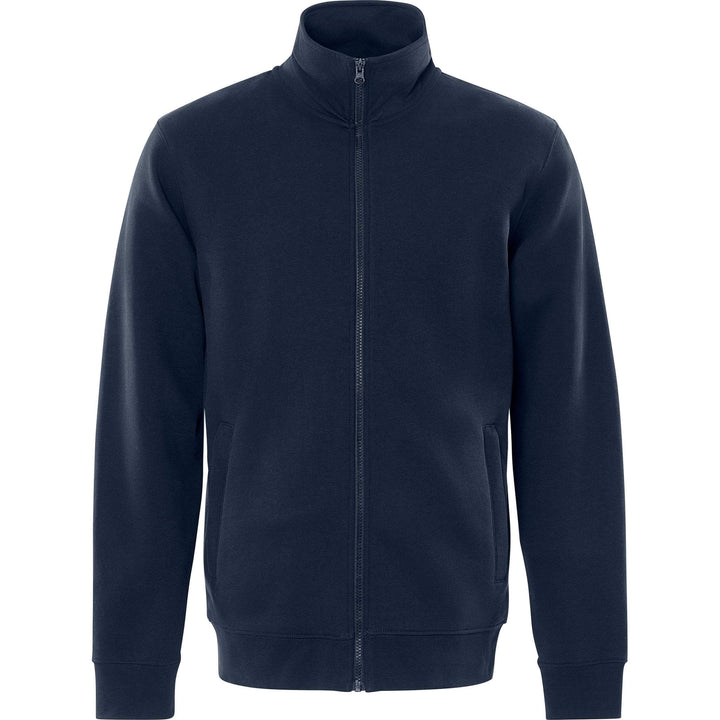 Fristads Acode Sweatshirt Jacket - 1733 SWB Dark Navy Front1#colour_dark-navy