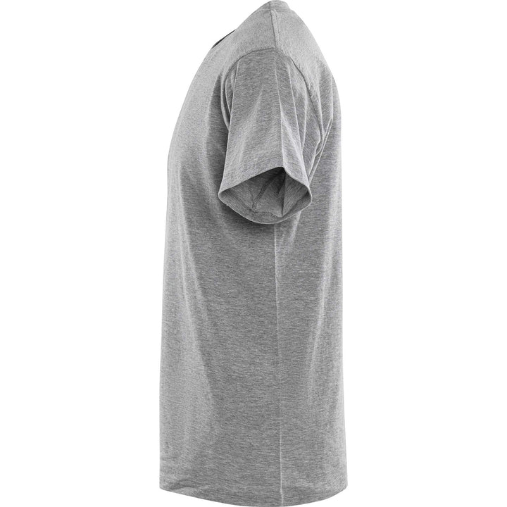 Fristads Acode V-Neck T-Shirt - 1913 BSJ Light Grey Back2#colour_light-grey