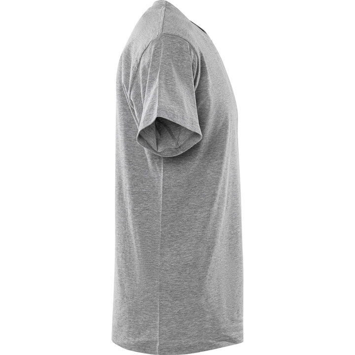 Fristads Acode V-Neck T-Shirt - 1913 BSJ Light Grey Back3#colour_light-grey