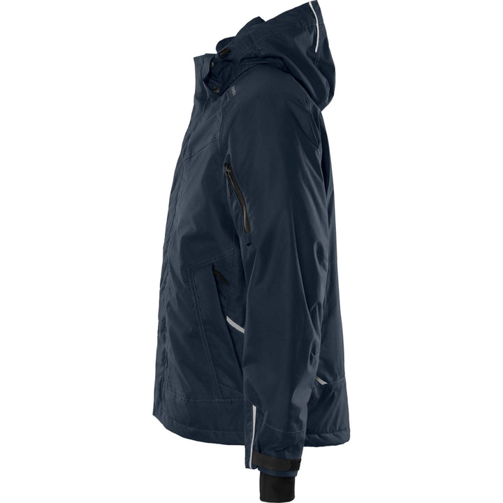 Fristads Airtech Waterproof Breathable Insulated Winter Jacket - 4410 GTT Dark Navy Back2#colour_dark-navy