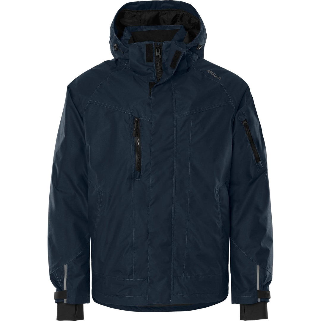 Fristads Airtech Waterproof Breathable Insulated Winter Jacket - 4410 GTT Dark Navy Front1#colour_dark-navy