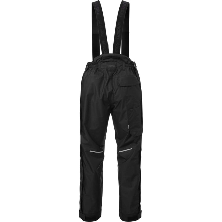 Fristads Airtech Waterproof Breathable Knee Pad Shell Trousers - 2151 GTT Black Back1#colour_black