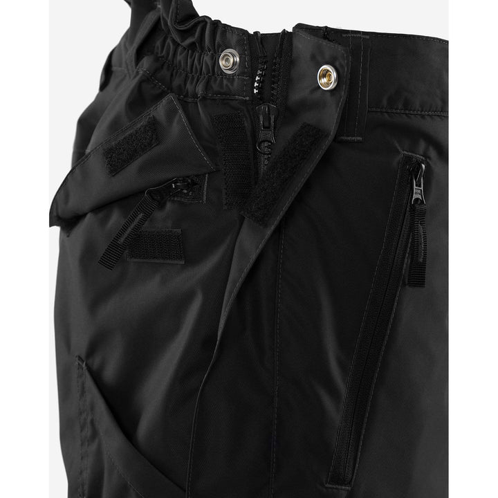 Fristads Airtech Waterproof Breathable Shell Trousers - 2151 GTT Black Detail2#colour_black