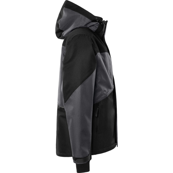 Fristads Airtech Waterproof Insulated Winter Jacket - 4058 GTC Grey/Black Back3#colour_grey-black