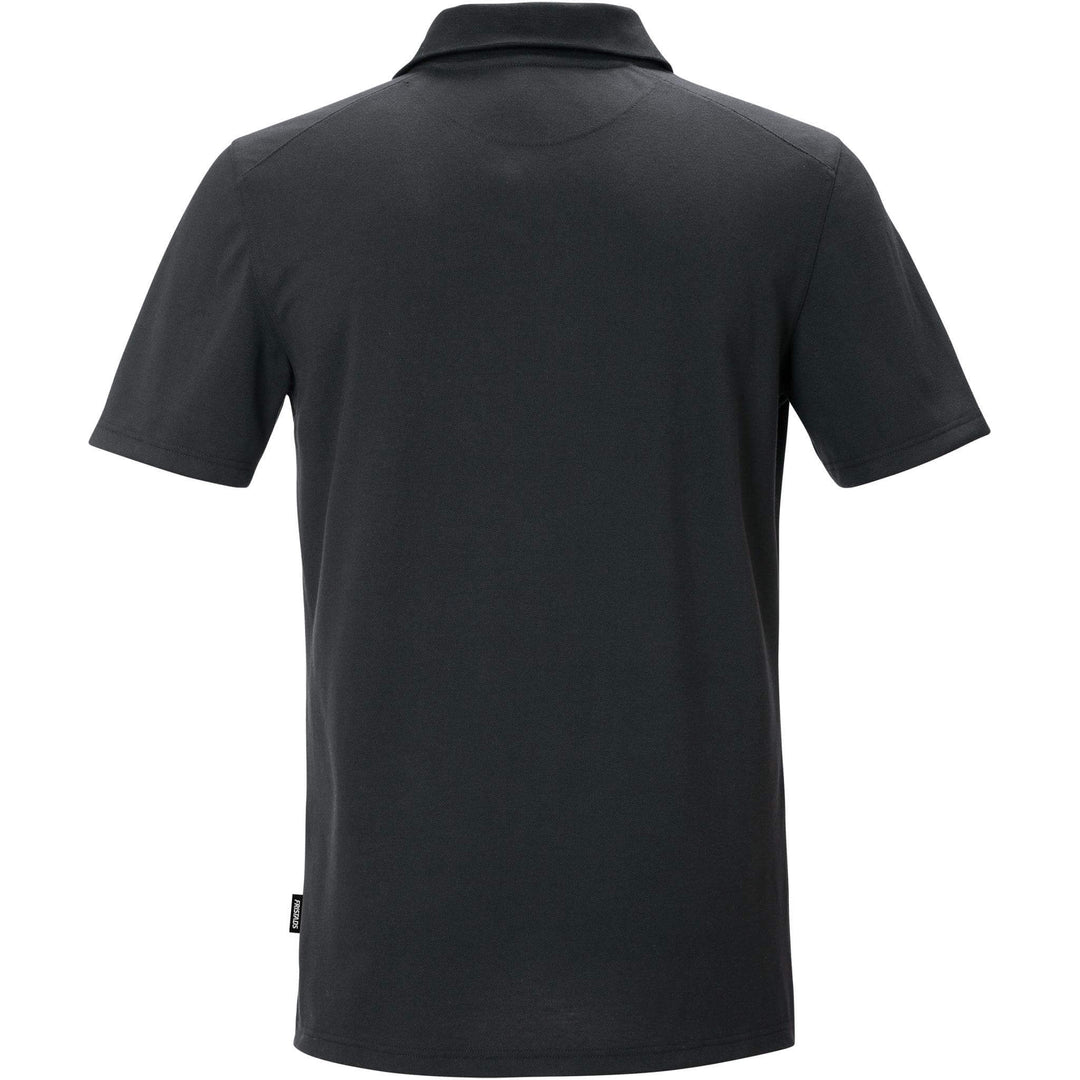 Fristads Anti-Static ESD Polo Shirt - 7080 XPM Black Back1#colour_black