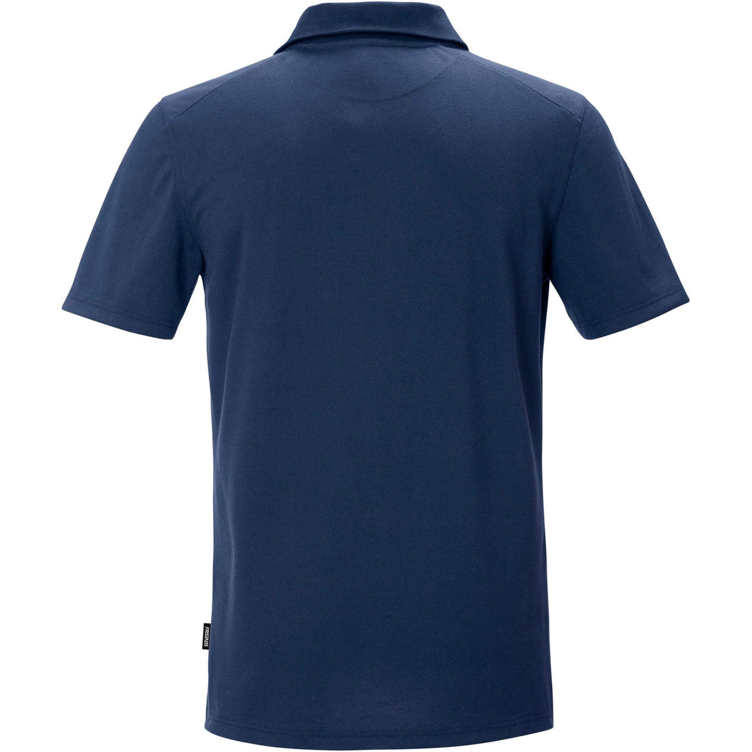Fristads Anti-Static ESD Polo Shirt - 7080 XPM Navy Back1#colour_navy