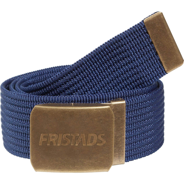 Fristads Antique Metal Buckle Belt - 992 SK Navy Front1#colour_navy