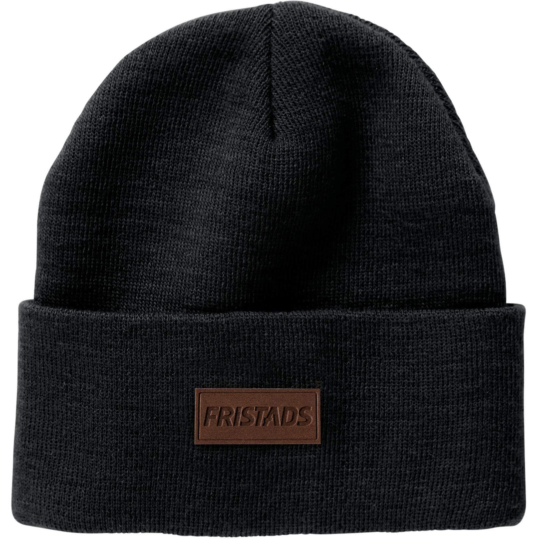 Fristads Beanie - 9127 AM Black Front1#colour_black