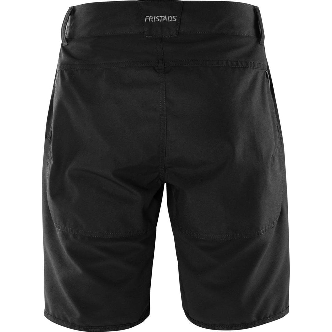 Fristads Carbon Outdoor Semistretch Shorts Black Back1#colour_black