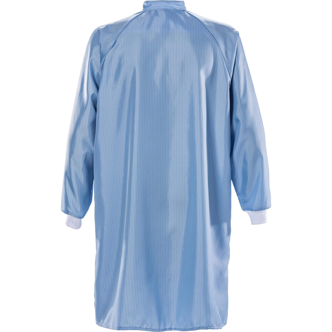 Fristads Cleanroom Coat - 1R011 XR50 Pale Blue Back1#colour_pale-blue