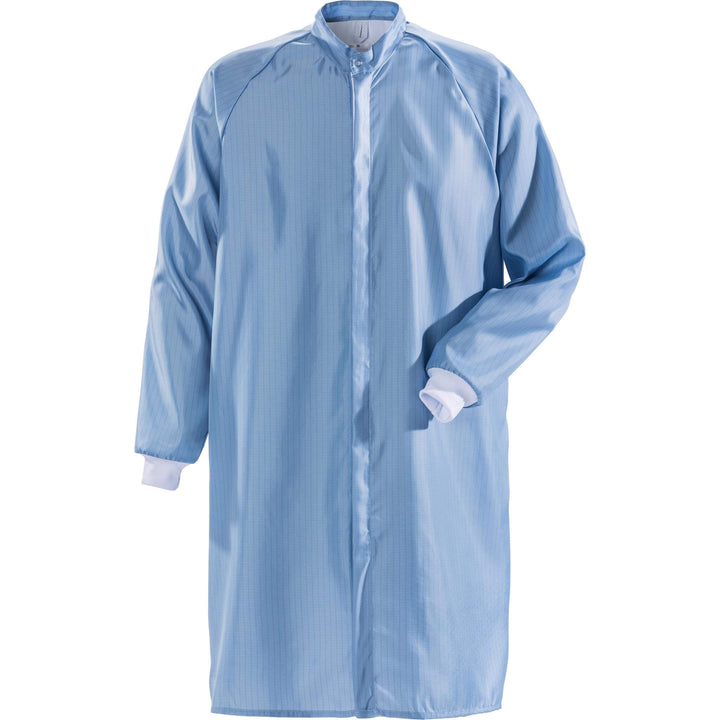 Fristads Cleanroom Coat - 1R011 XR50 Pale Blue Front1#colour_pale-blue