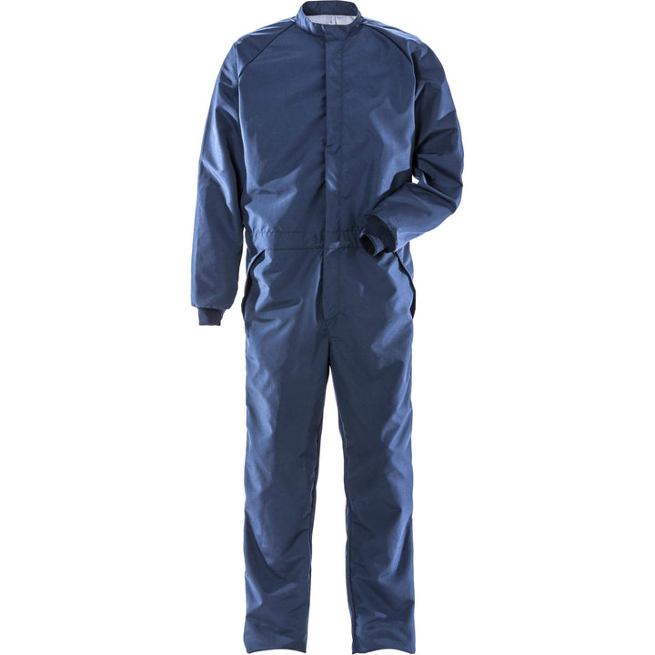 Fristads Cleanroom Coverall - 8R011 XA32 Navy Front1#colour_navy