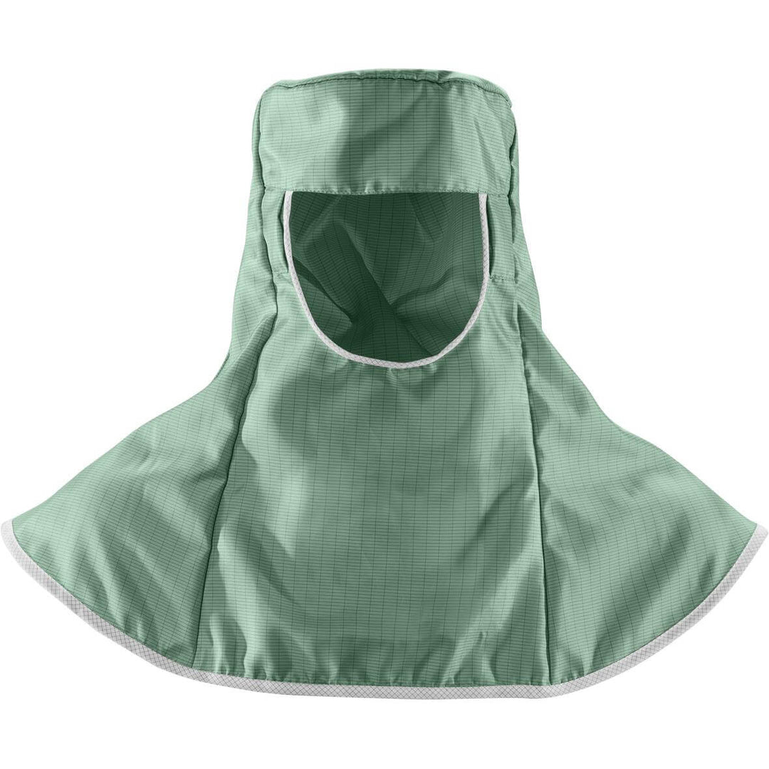 Fristads Cleanroom Hood - 9206 XR50 Green Front1#colour_green
