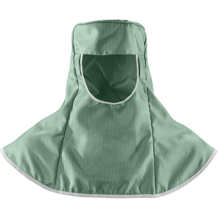 Fristads Cleanroom Hood - 9206 XR50 Green Front1#colour_green