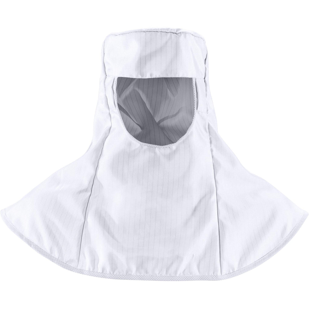 Fristads Cleanroom Hood - 9206 XR50 White Front1#colour_white