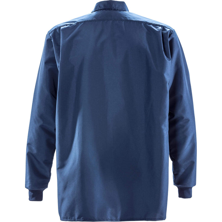 Fristads Cleanroom Shirt - 7R011 XA32 Navy Back1#colour_navy