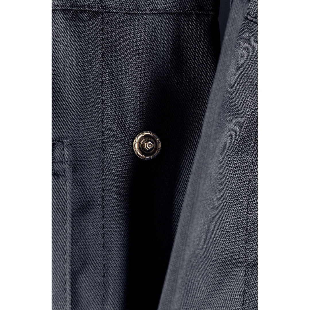 Fristads Coat - 3001 P154 Dark Grey Detail2#colour_dark-grey