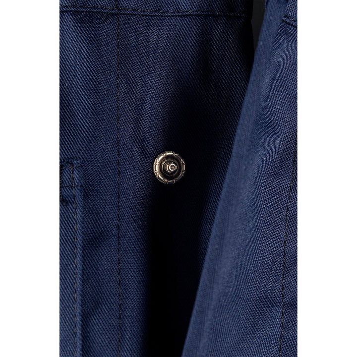 Fristads Coat - 3001 P154 Navy Detail2#colour_navy