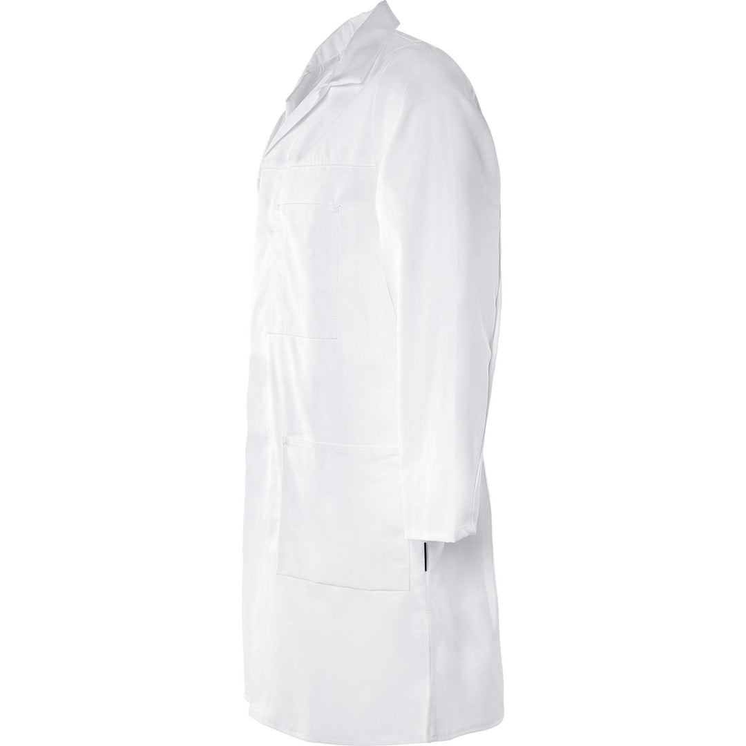 Fristads Coat - 3001 P154 White Detail1#colour_white