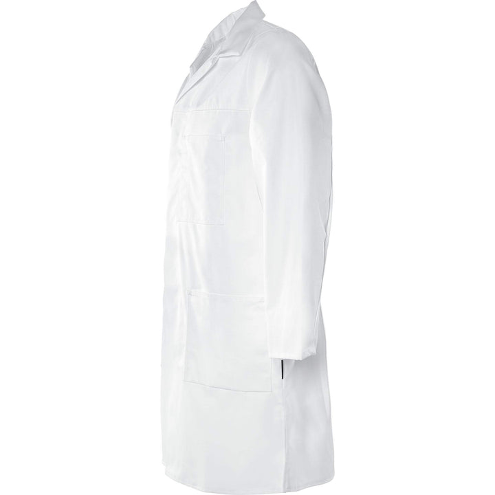 Fristads Coat - 3001 P154 White Detail1#colour_white