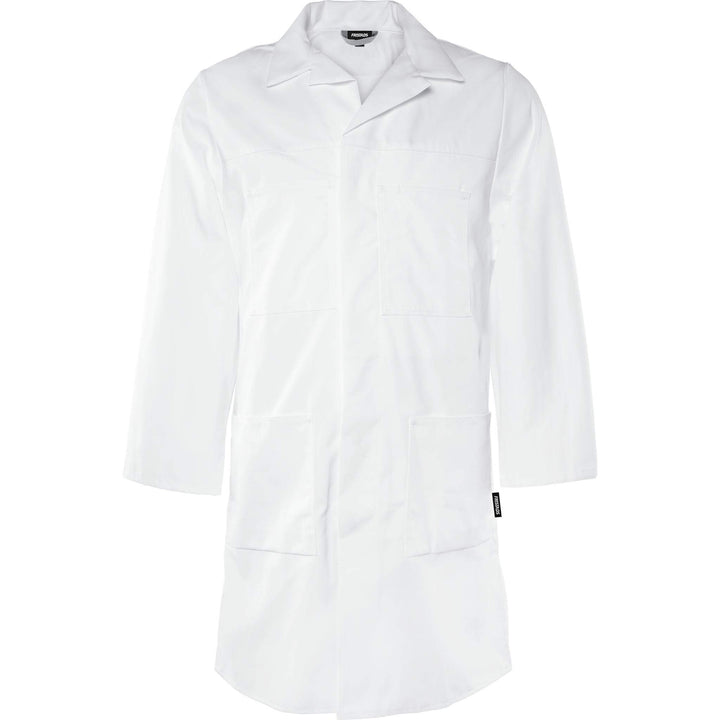 Fristads Coat - 3001 P154 White Front1#colour_white