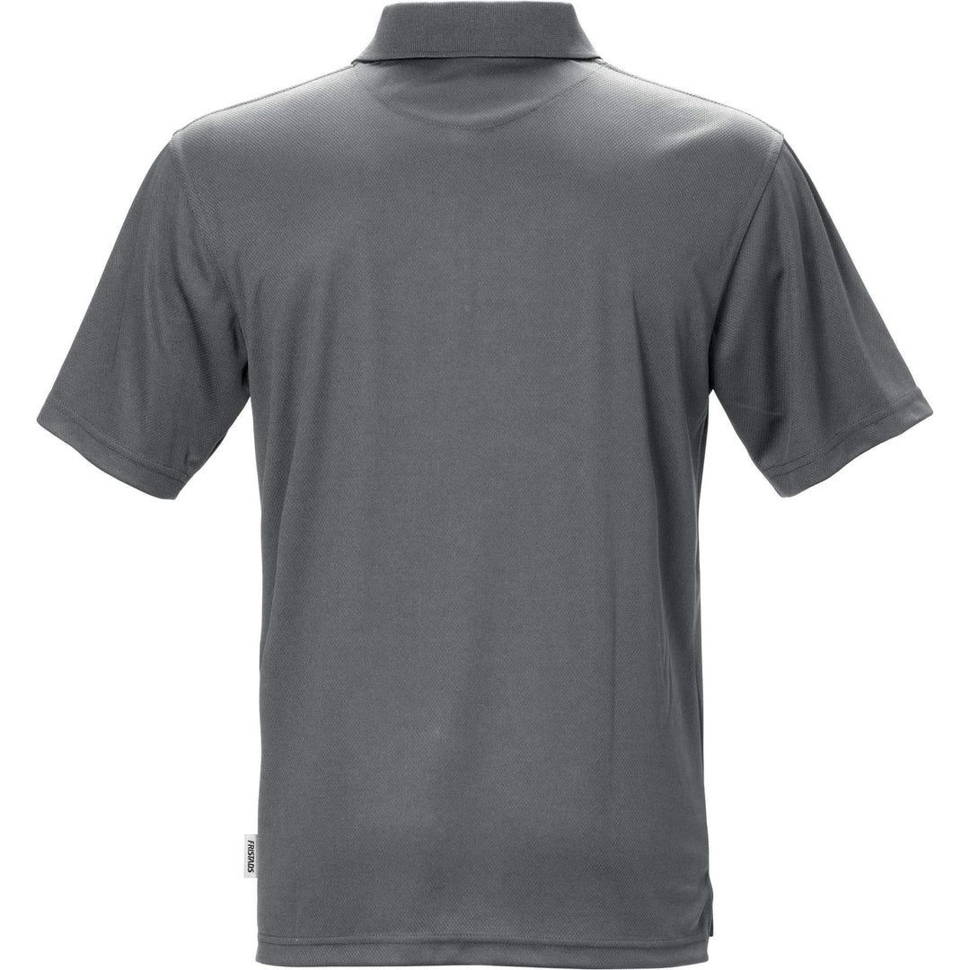 Fristads Coolmax Functional Moisture-Wicking Polo Shirt - 718 PF Grey Back1#colour_grey