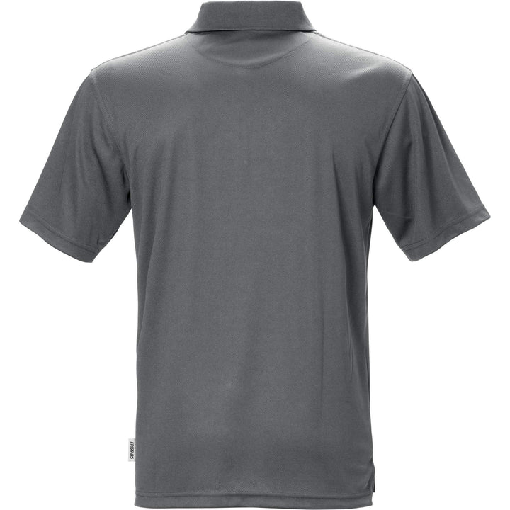 Fristads Coolmax Functional Moisture-Wicking Polo Shirt - 718 PF Grey Back1#colour_grey
