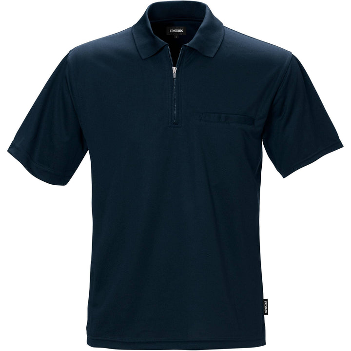 Fristads Coolmax Functional Moisture-Wicking Polo Shirt - 718 PF Navy Front1#colour_navy
