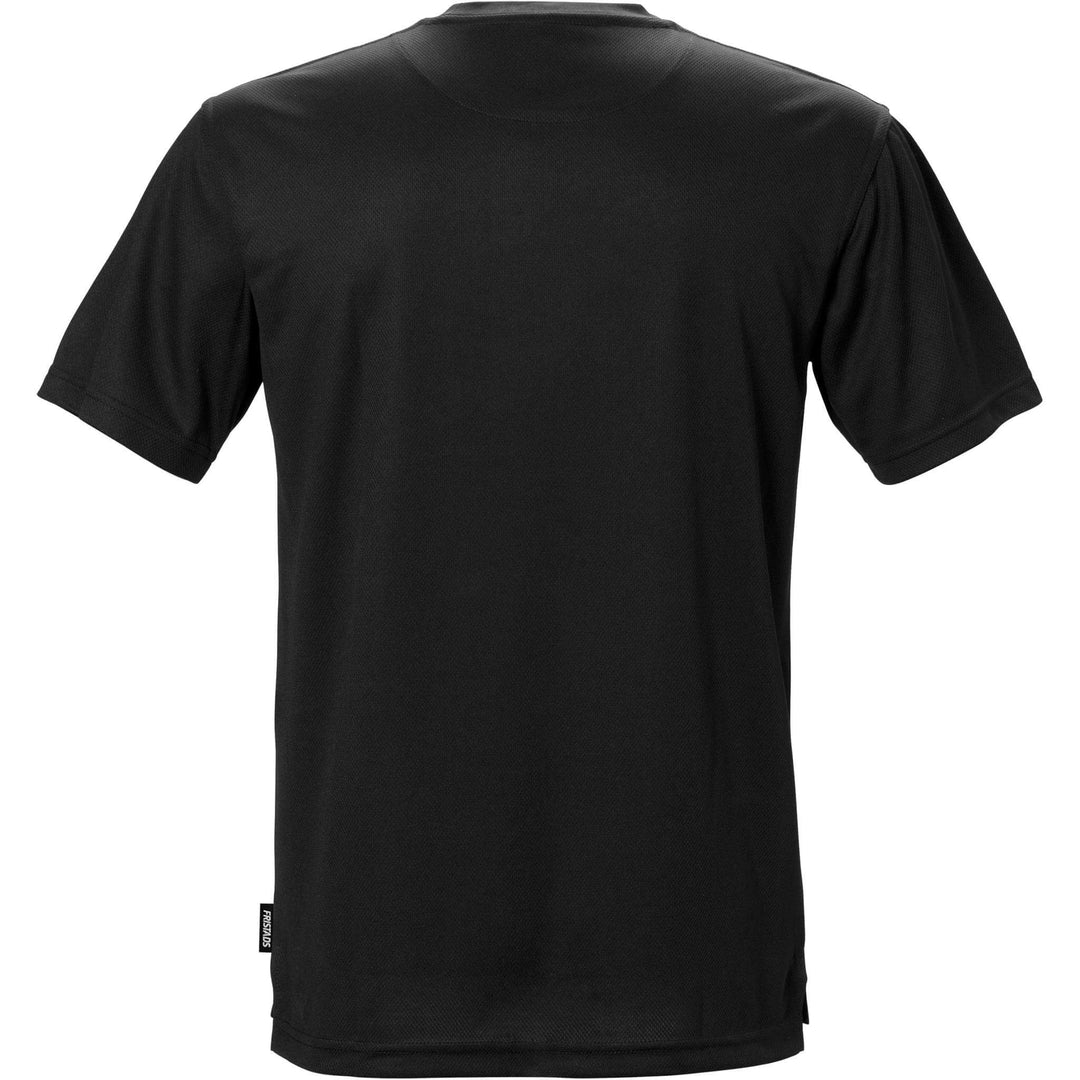 Fristads Coolmax Functional Moisture-Wicking T-Shirt - 918 PF Black Back1#colour_black
