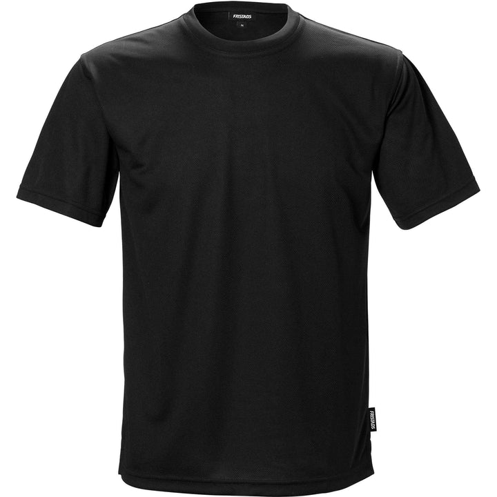 Fristads Coolmax Functional Moisture-Wicking T-Shirt - 918 PF Black Front1#colour_black