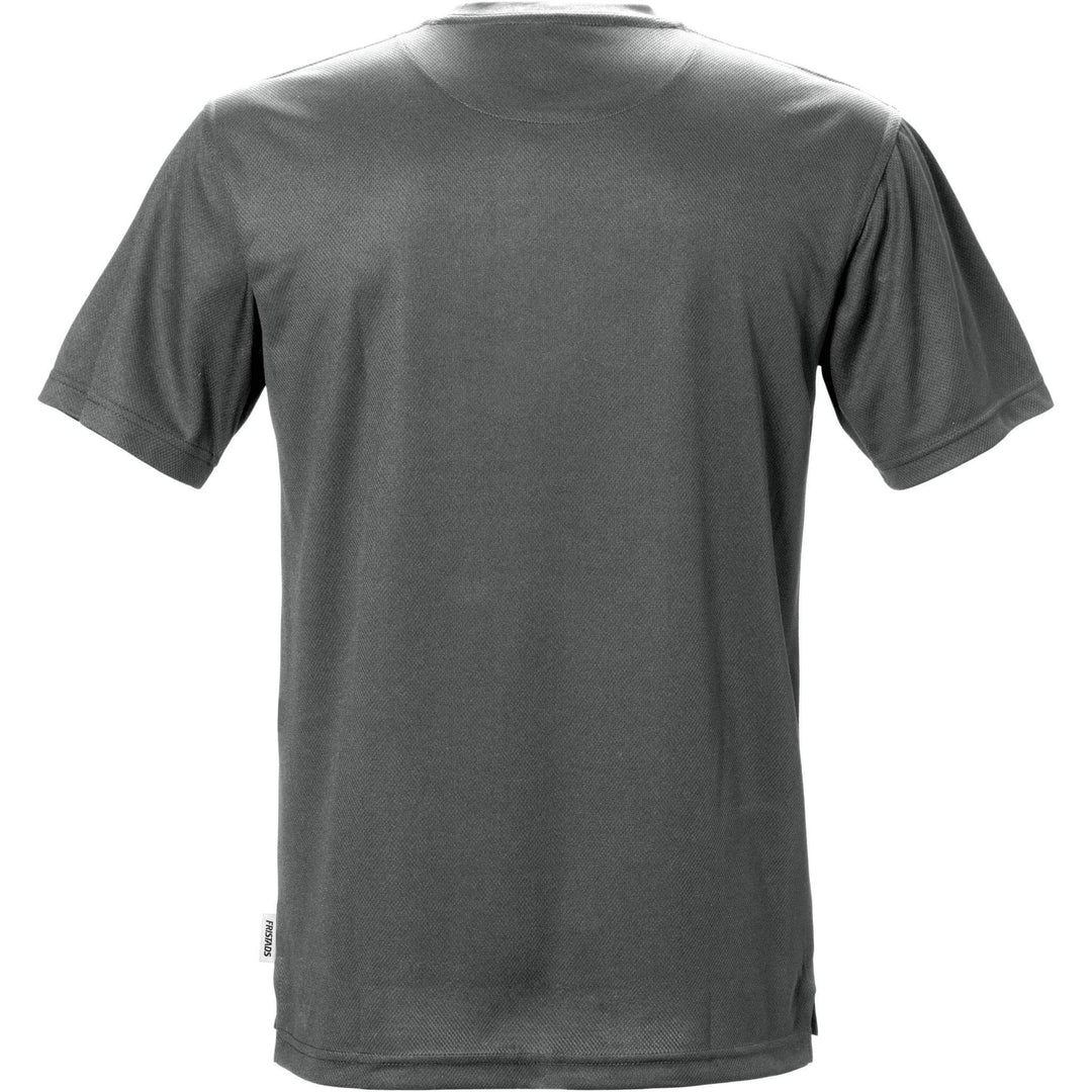 Fristads Coolmax Functional Moisture-Wicking T-Shirt - 918 PF Grey Back1#colour_grey