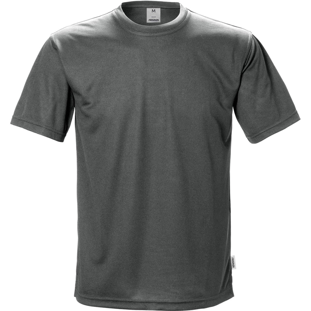 Fristads Coolmax Functional Moisture-Wicking T-Shirt - 918 PF Grey Front1#colour_grey