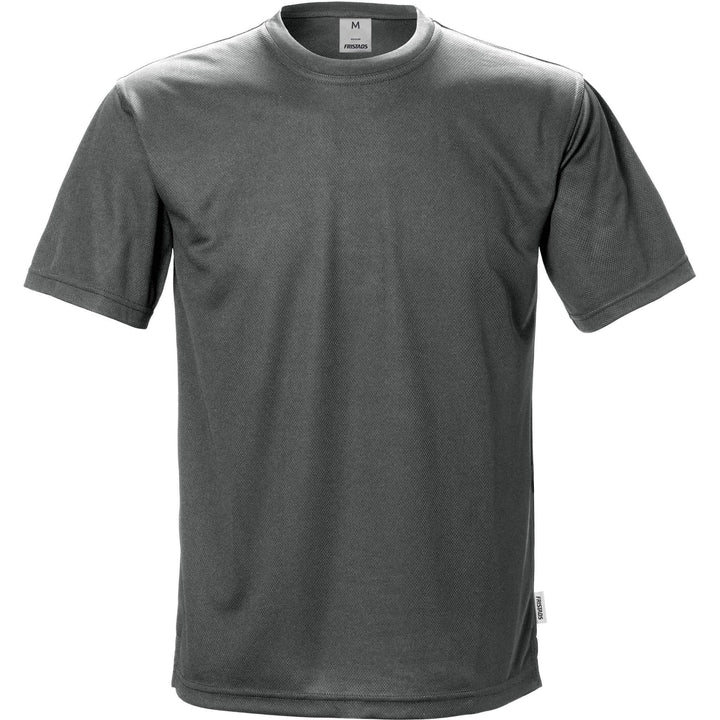 Fristads Coolmax Functional Moisture-Wicking T-Shirt - 918 PF Grey Front1#colour_grey