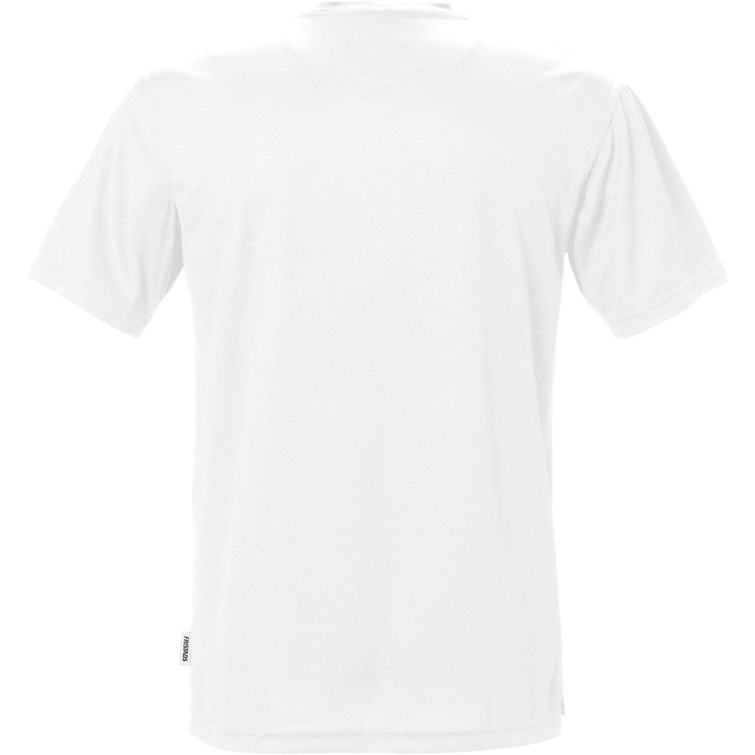Fristads Coolmax Functional Moisture-Wicking T-Shirt - 918 PF White Back1#colour_white