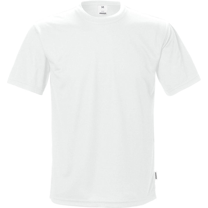 Fristads Coolmax Functional Moisture-Wicking T-Shirt - 918 PF White Front1#colour_white